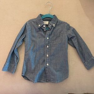 Crewcuts Chambray/Denim Button down, 3T